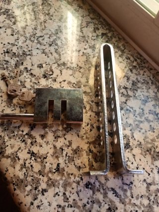 palanca para pedales con candado