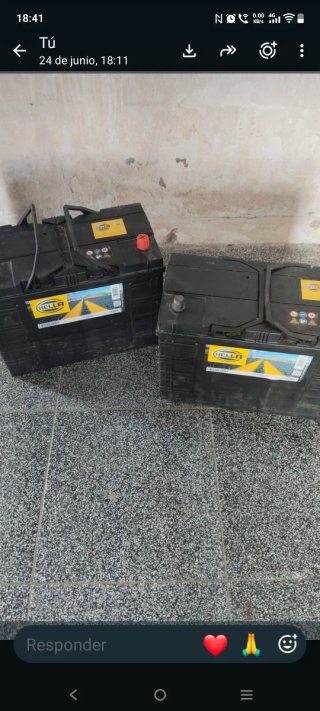 2 Baterías Hella 125Ah