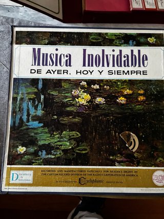 Caja de Vinilos Música Inolvidable