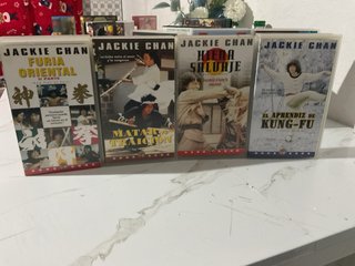 4 Películas VHS Jackie Chan