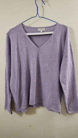 Jersey de algodón de pico