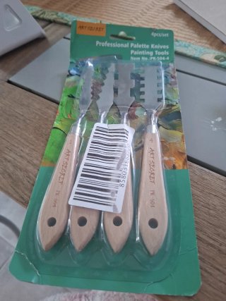 Set de 4 Espátulas para Pintura Art Secret