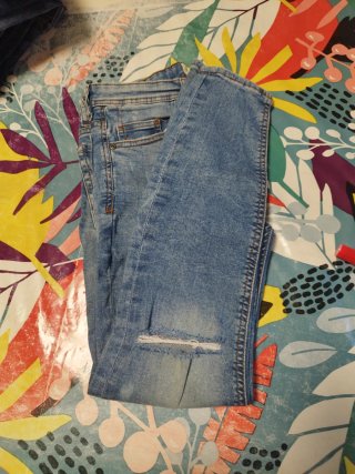 Pantalón vaquero Pull&Bear azul talla 38