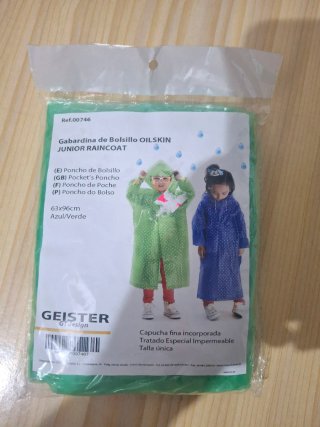 Impermeable Infantil Geister Talla Única