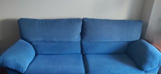 Sofá Cama de 2 Plazas Azul