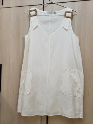 Vestido Pedro del Hierro Blanco roto