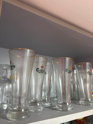 Vasos de Cerveza Carlsberg Copas Amstel