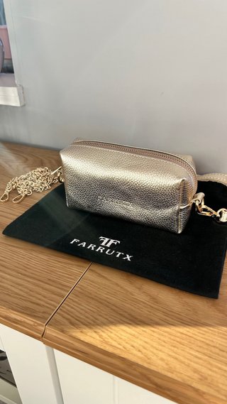 Bolso Farrutx de piel dorado