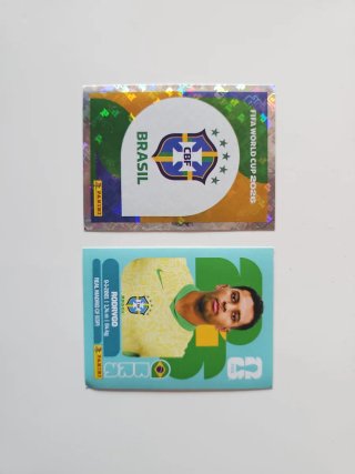 Pack 2 Cartas Panini Rodrygo Mundial 2026