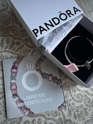 Pulsera de Charms Pandora Original. Luna