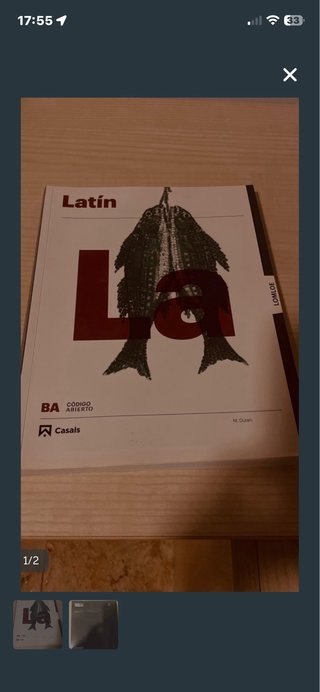 Libro de Latín. EditorialCasals.