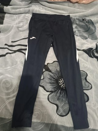 Pantalón de chándal Joma negro y blanco XL