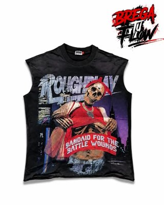 Camiseta sin mangas Roughplay negra Talla M