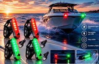 Set de 4 Luces de Navegación LED para Barco
