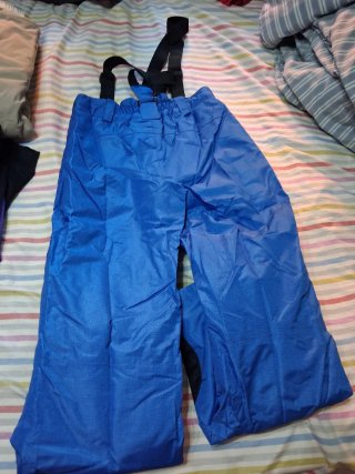 Pantalón de esquí azul con tirantes