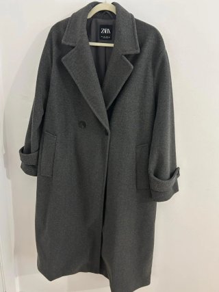 Abrigo de paño Zara
