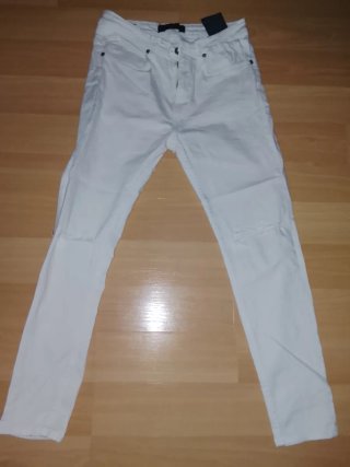 Pantalones Vaqueros Blancos