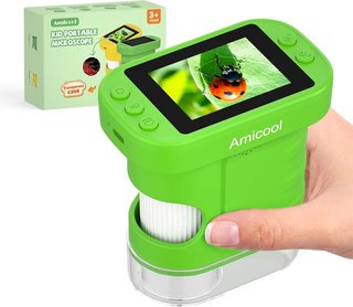 Microscopio Portátil Amicool 1000x para Niños