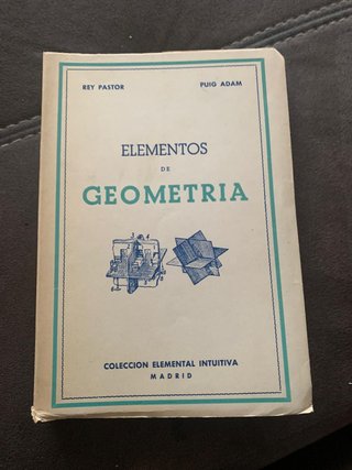Elementos de Geometría, de Rey Pastor y Puig Adam