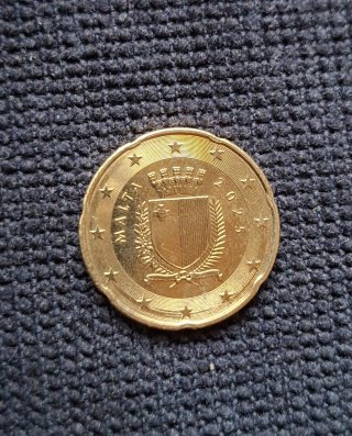 Moneda 20 céntimos de euro Malta 2025