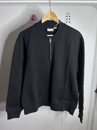Sudadera Hombre Zara Origins Negra Cremallera M