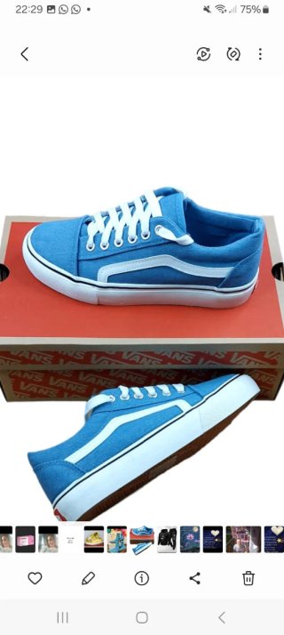Zapatillas Vans Azules Talla 38