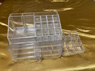 Organizador de maquillaje acrílico