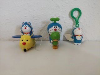 Lote 3 Llaveros Figuras Doraemon Vintage
