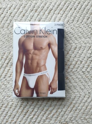 Pack 3 Jockstraps suspensorio Calvin Klein Talla M