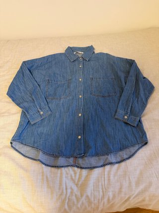 Sobrecamisa Vaquera Oversize de Zara