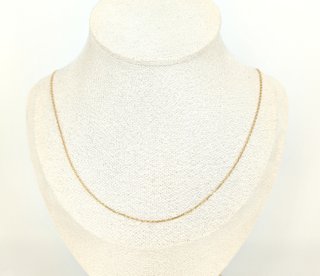 Cadena Forzada de oro de 18k, 1.91 g, 51 cm.
