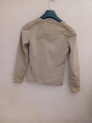 Camiseta de manga larga beige