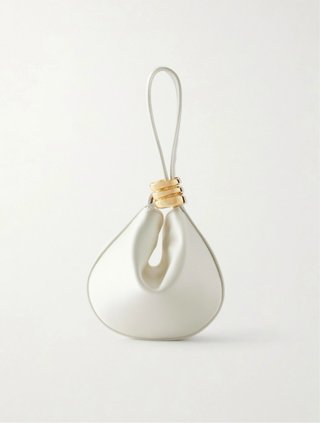 Bolso Amanu Zambia Saten Blanco. A estrenar.