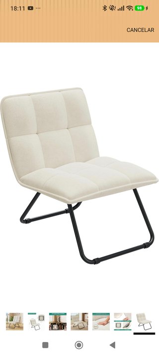 Sillón Plegable Beige