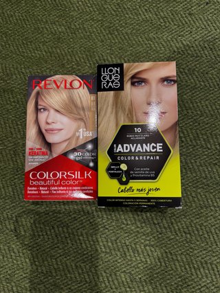 2 Tintes de Pelo. Revlon y Llongueras
