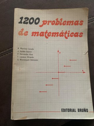 1200 problemas de matemáticas