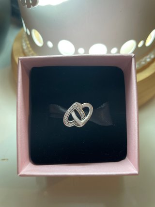Charm Pandora Corazones Entrelazados