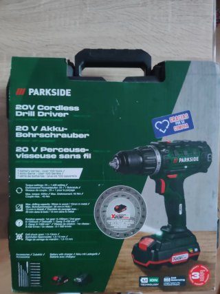 Taladro Atornillador Parkside 20V