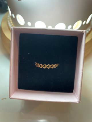 Anillo Pandora bañado en oro