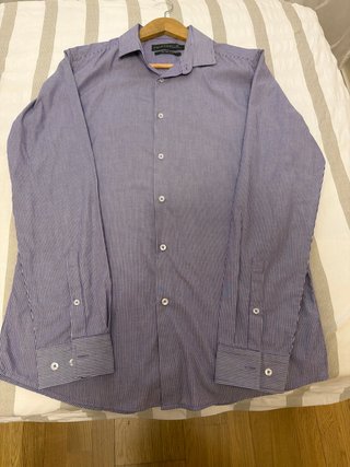 Camisa Hombre Primark morada Talla M