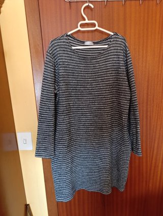 Vestido de invierno estampado
