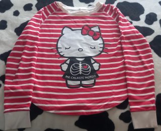 Camiseta Hello Kitty Rayas