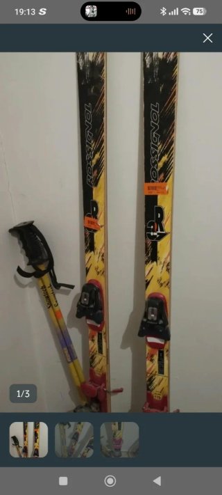Esquís Rossignol con Bastones