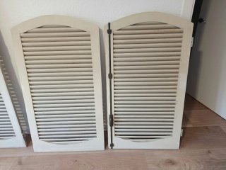 Set de 2 Ventanas Mallorquinas de Madera