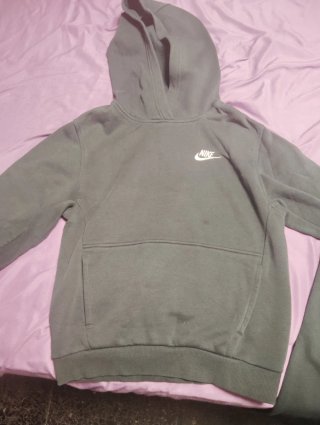Sudadera con capucha Nike verde