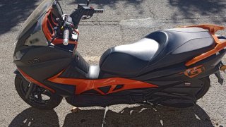 Maxi Scooter Mitt GTS 125 Negro y Naranja