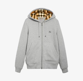 Sudadera Burberry Gris con Capucha