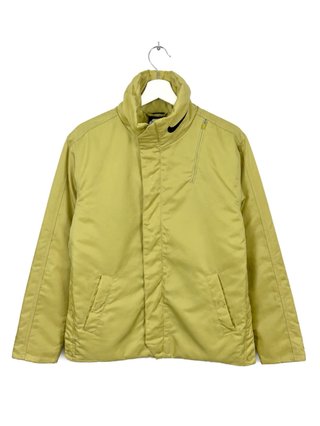 Chaqueta Nike Acolchada Retro Mujer Amarilla Y2k