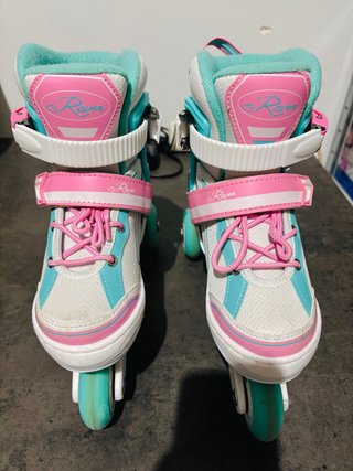 Patines niña 3 en 1 Raven con Casco y Protecciones