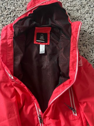 Chaqueta Cortavientos Tribord Roja Talla 7/8